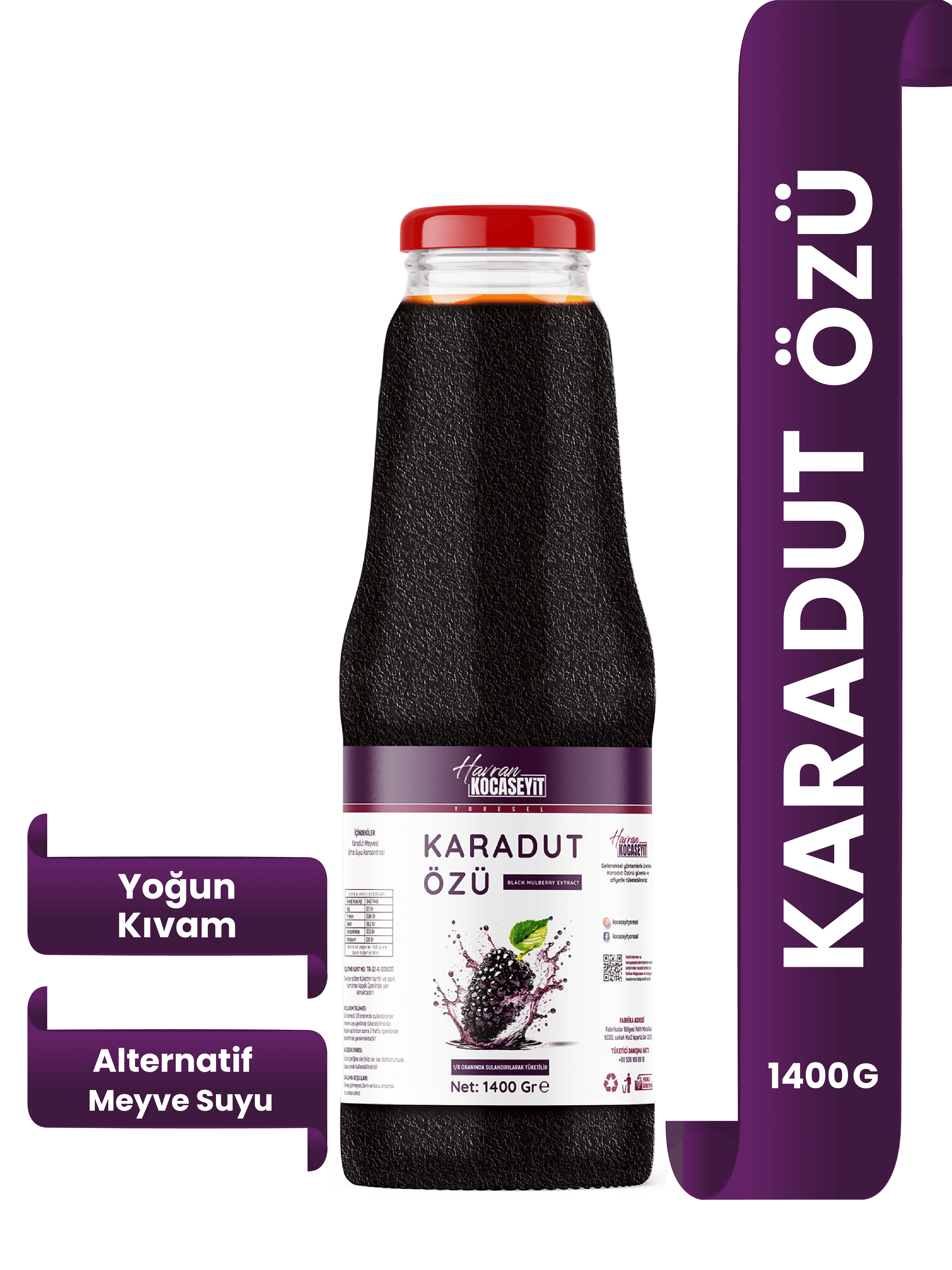 Karadut Özü 1400 Gr