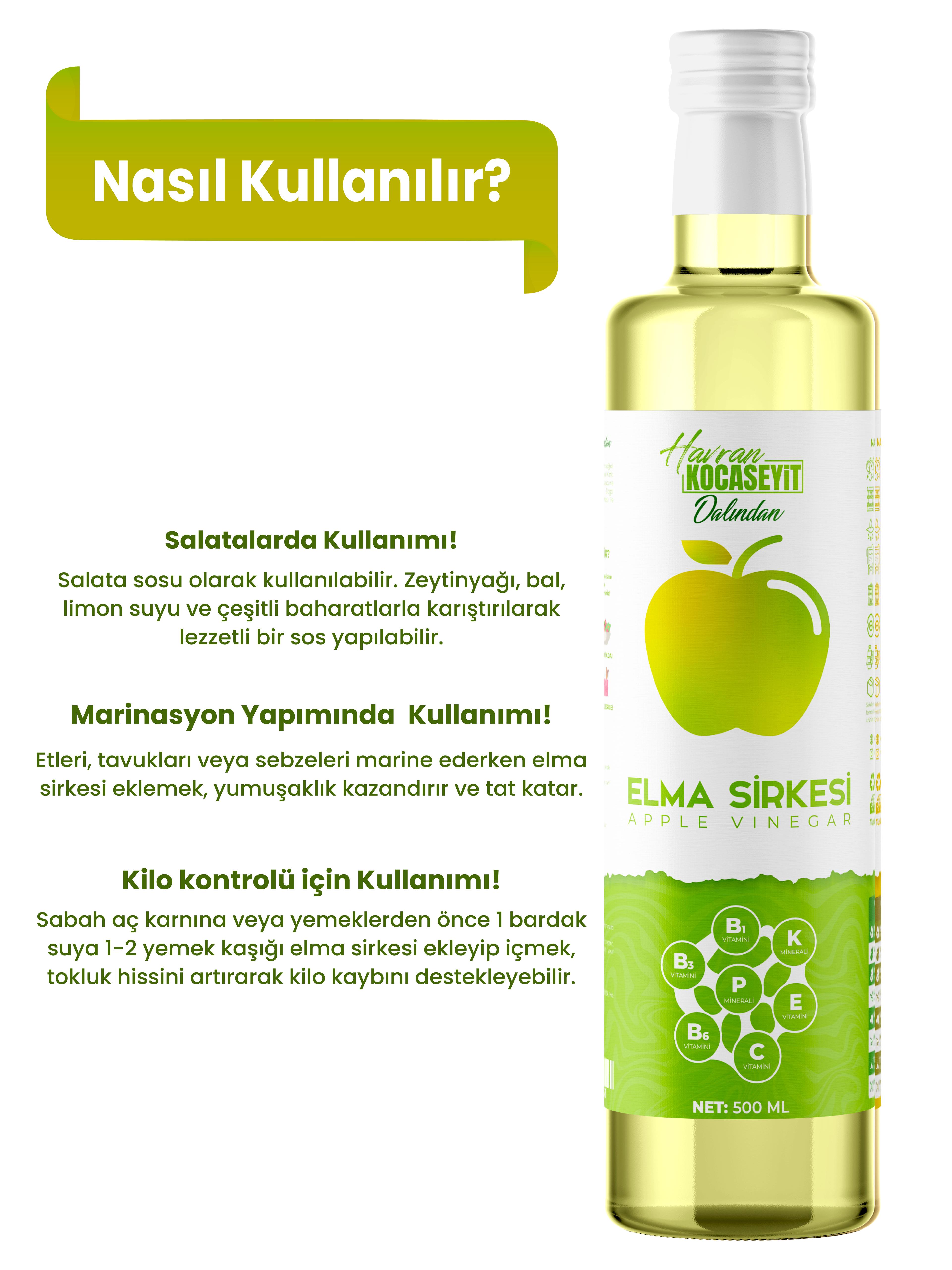 Elma Sirkesi 500 Ml