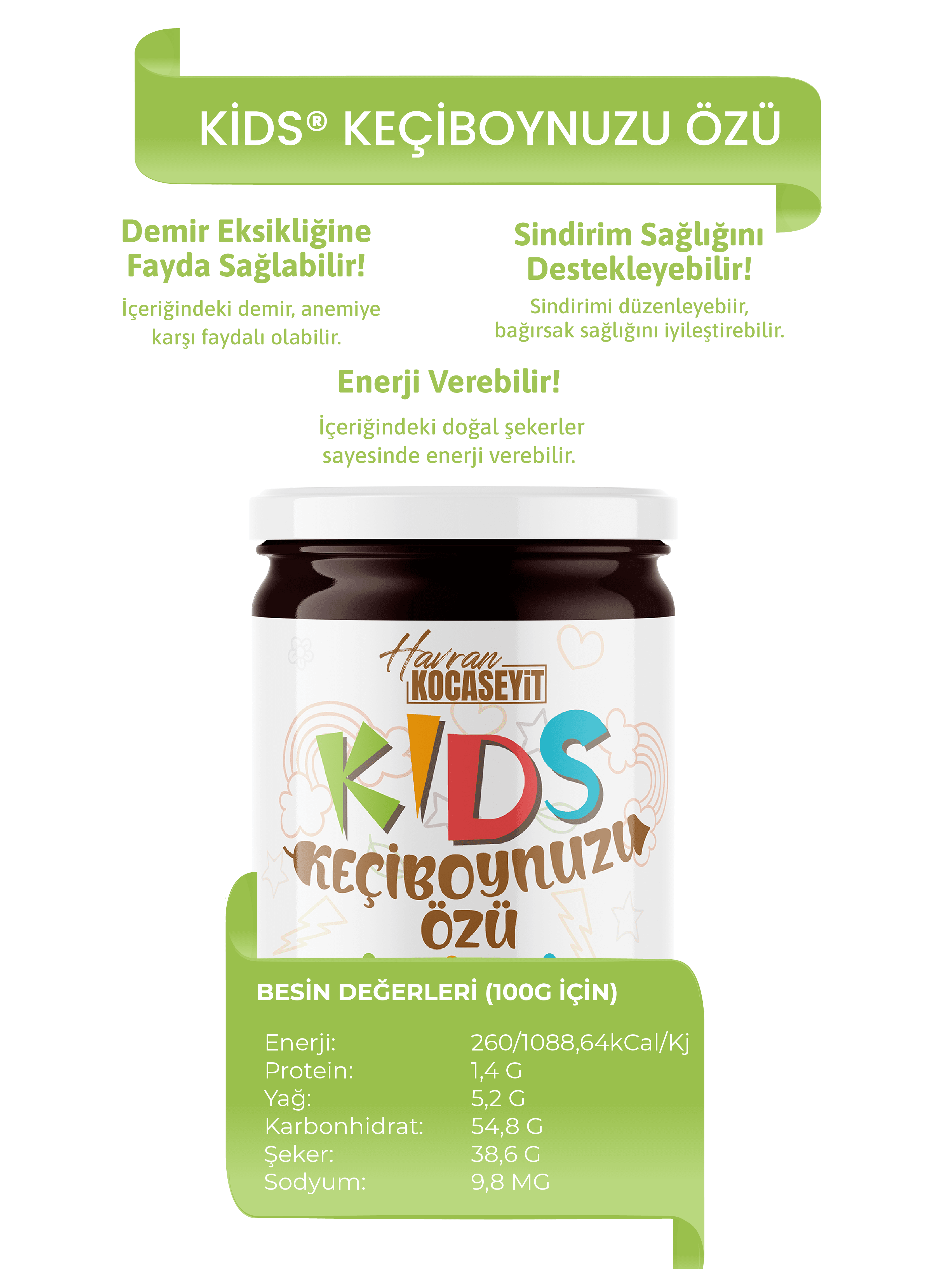 Kids Keçiboynuzu 240 Gr