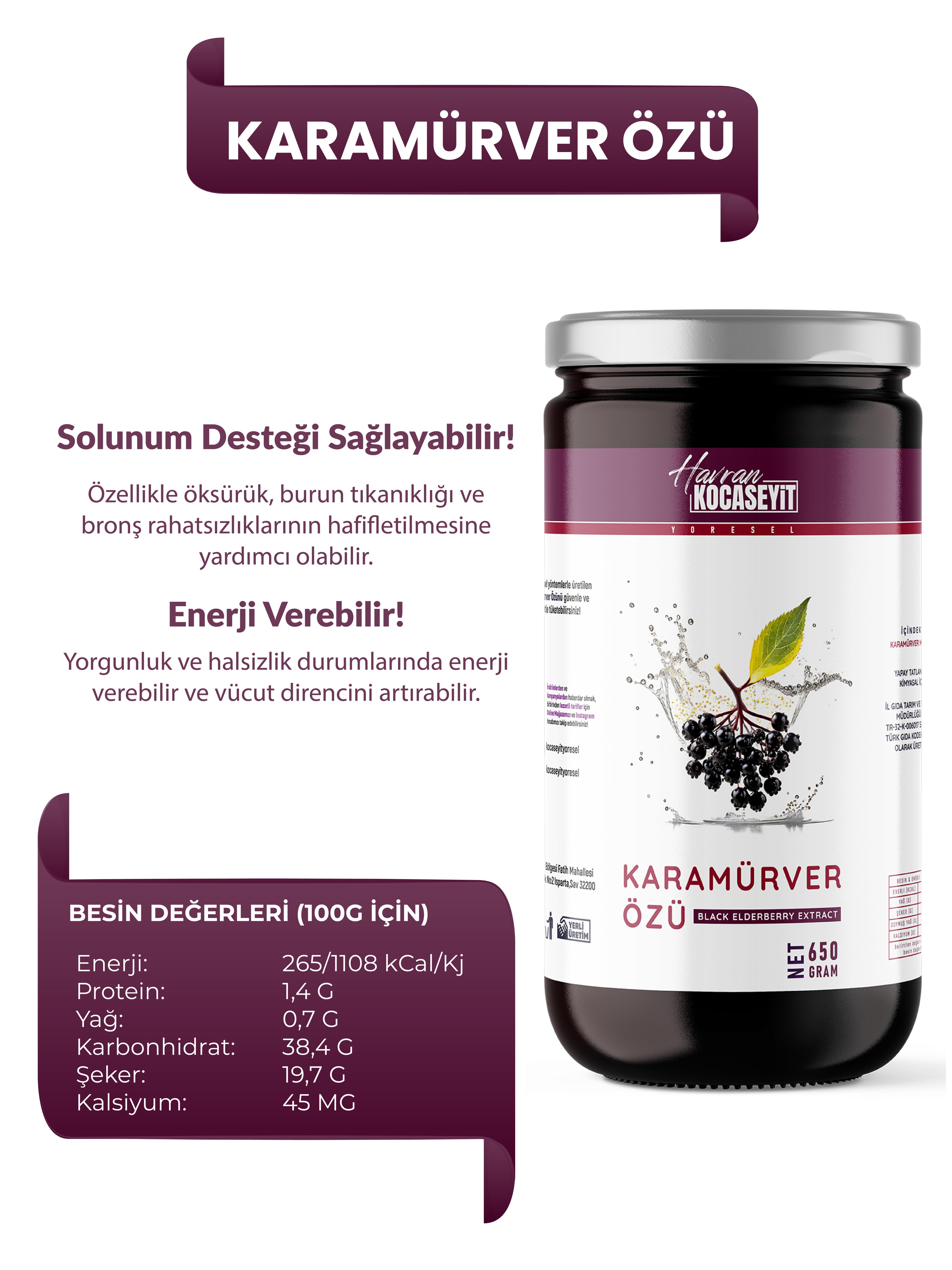Karamürver Özü 650 Gr