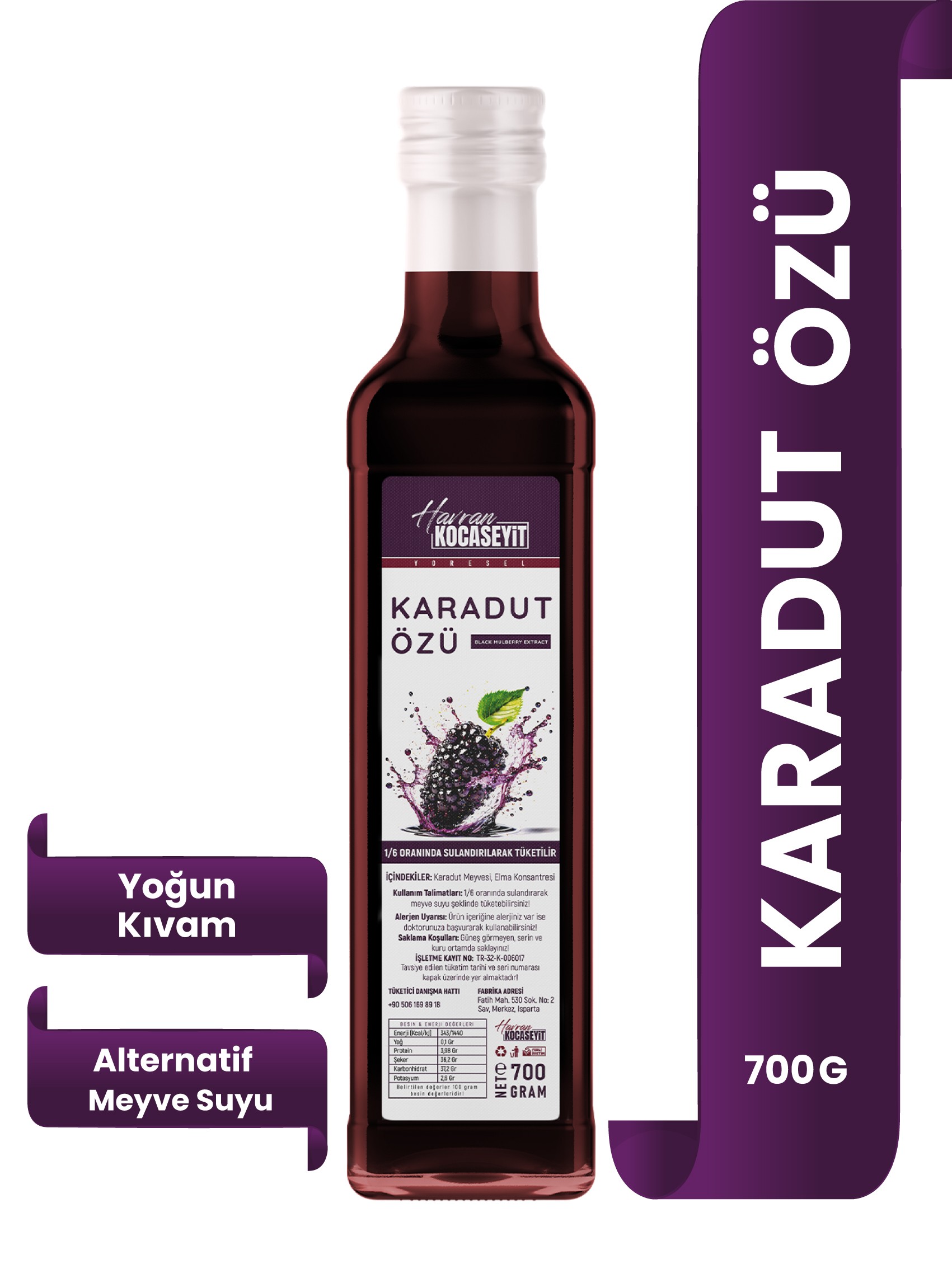 Karadut Özü 700 Gr