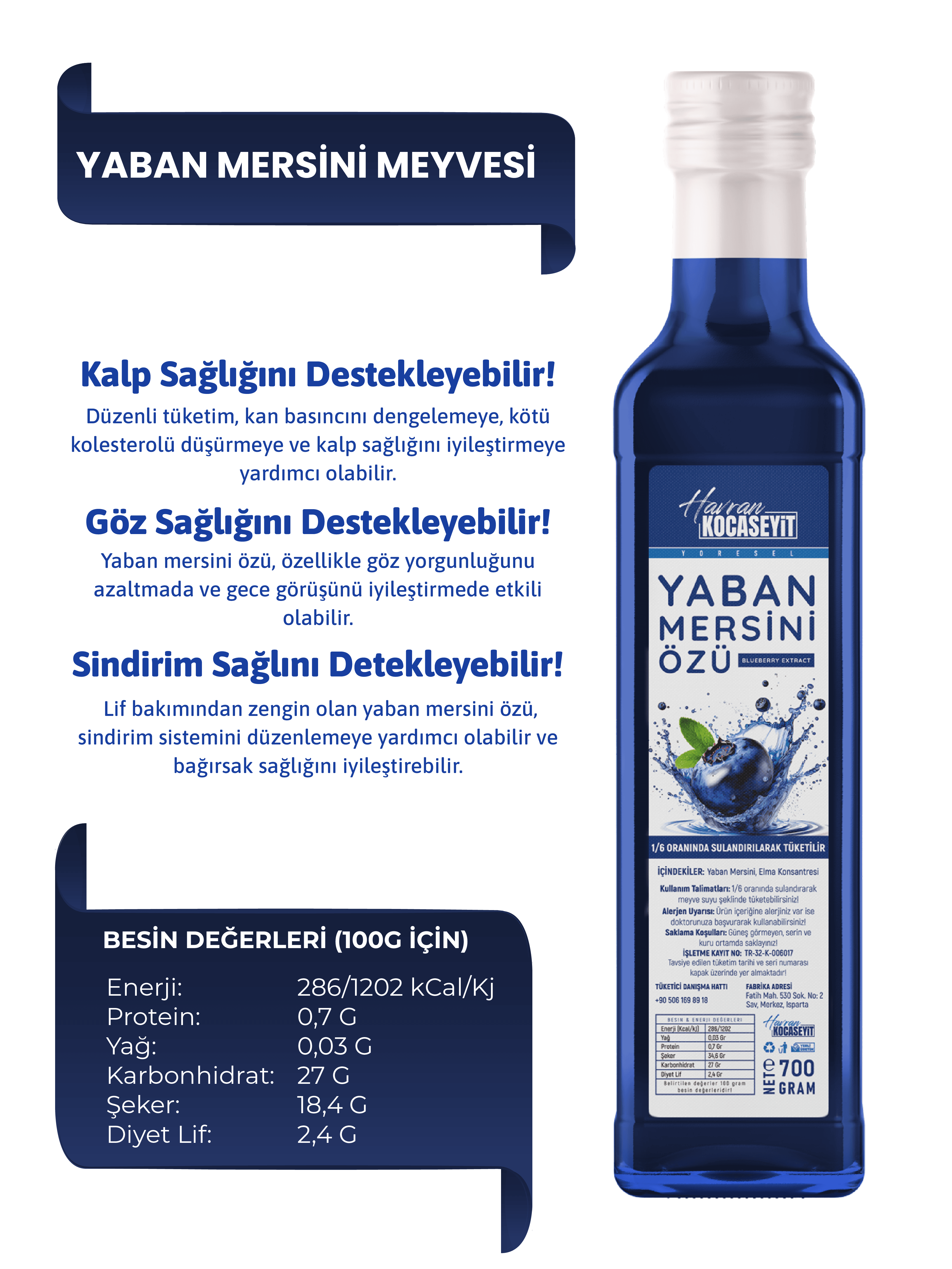 Yaban Mersini 700 Gr