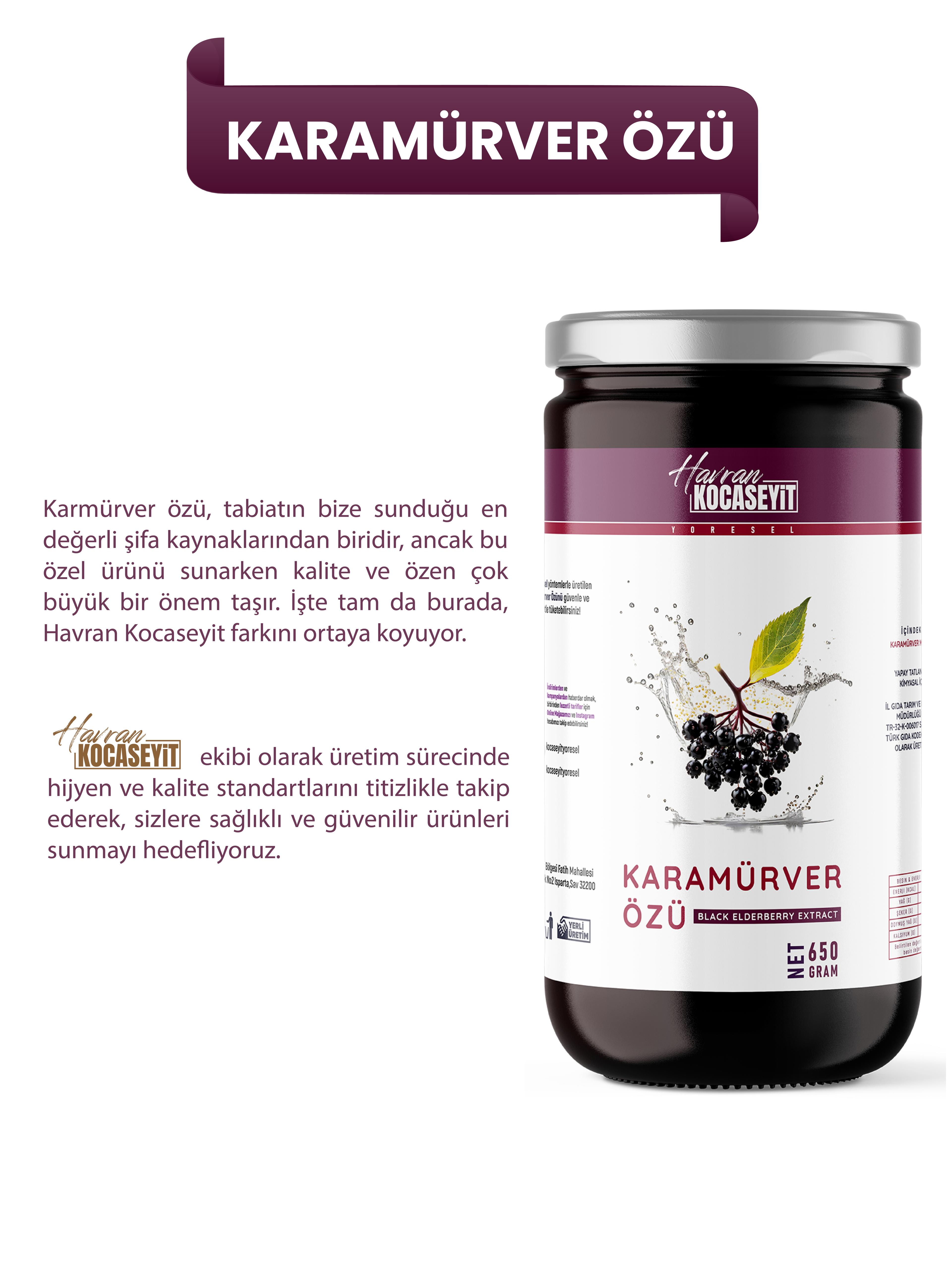 Karamürver Özü 650 Gr