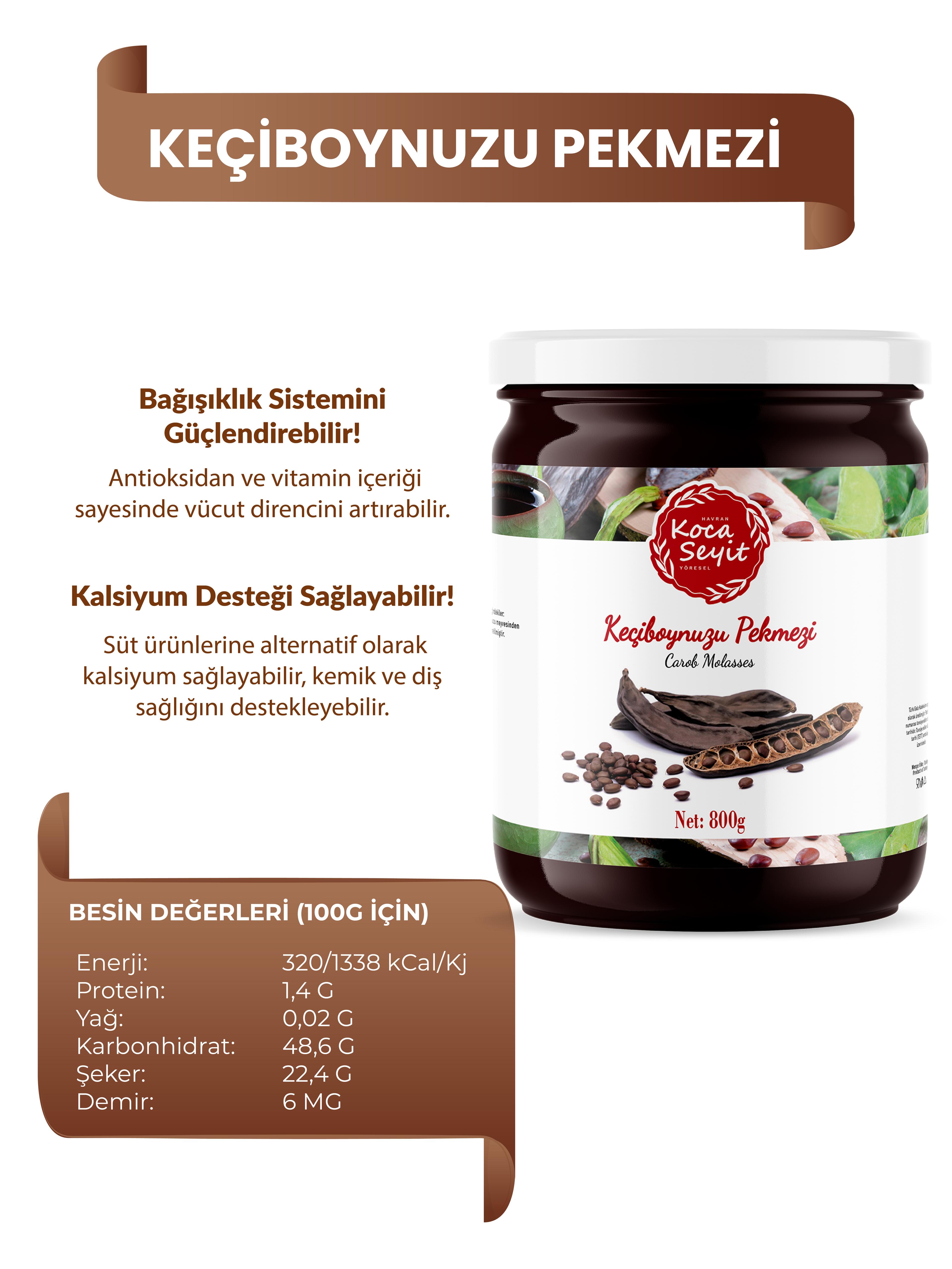 Keçiboynuzu Pekmezi 800 Gr