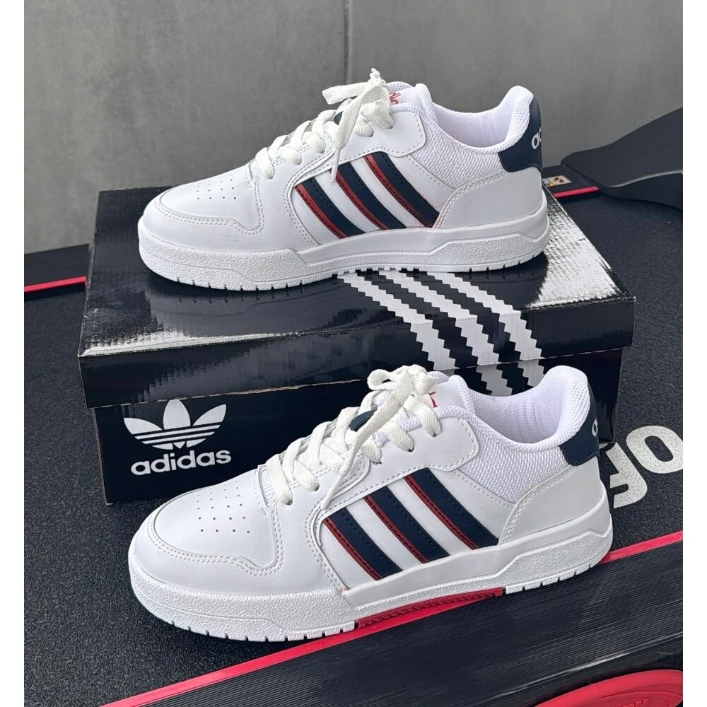 Adidas Bandes - Beyaz Lacivert Kırmızı