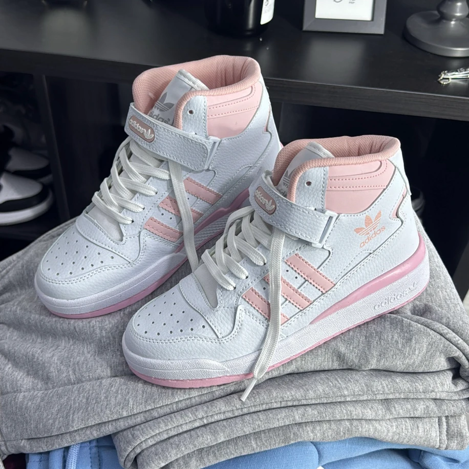 Adidas Forum Low Mid - Beyaz Pembe görsel 2