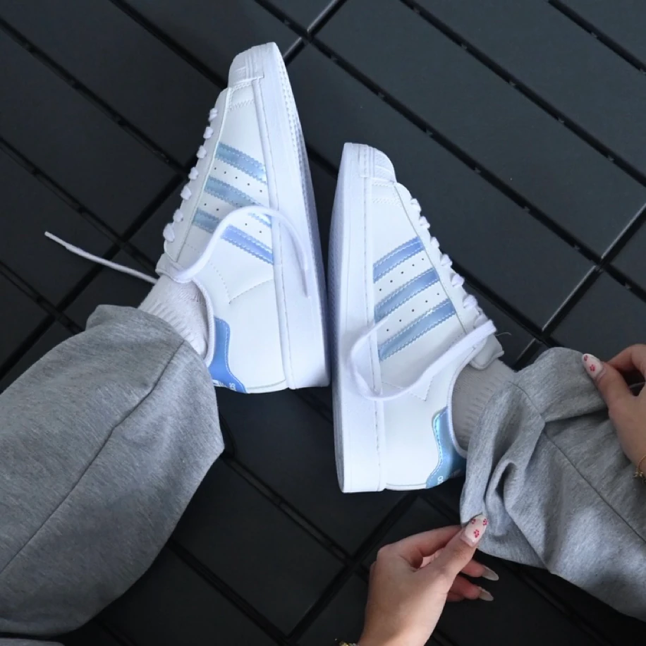 Adidas Süperstar - Reflektörlü Mavi Bebe Mavisi görsel 2