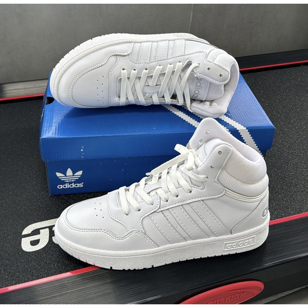 Adidas Hoops 3.0 Mid - Beyaz