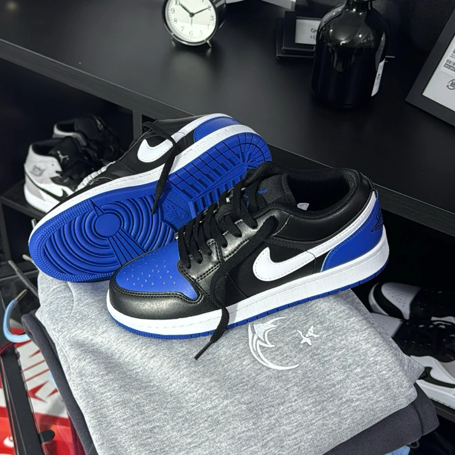 Nike Air Jordan 1 Low - Mavi Siyah
