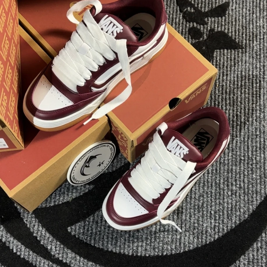 Vans Hylane - Bordo Beyaz görsel 2