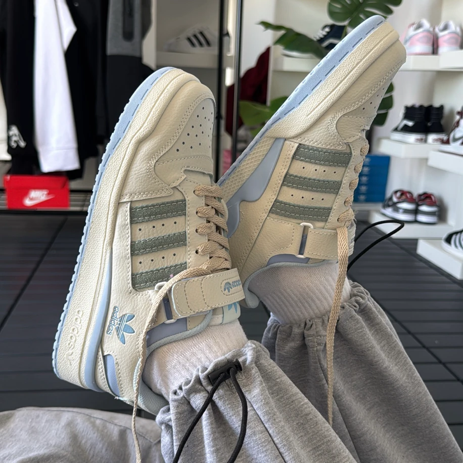 Adidas Forum Low - Bej Mavi görsel 2
