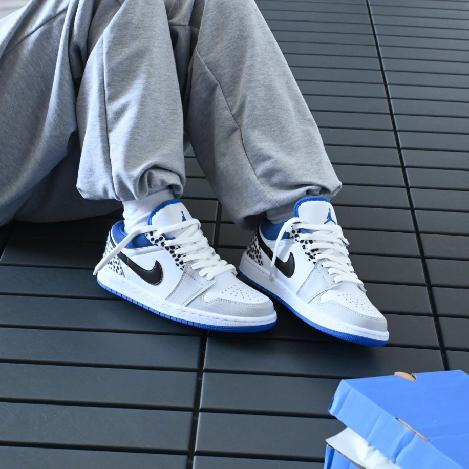 Nike Air Jordan 1 Low - Gri Mavi görsel 2