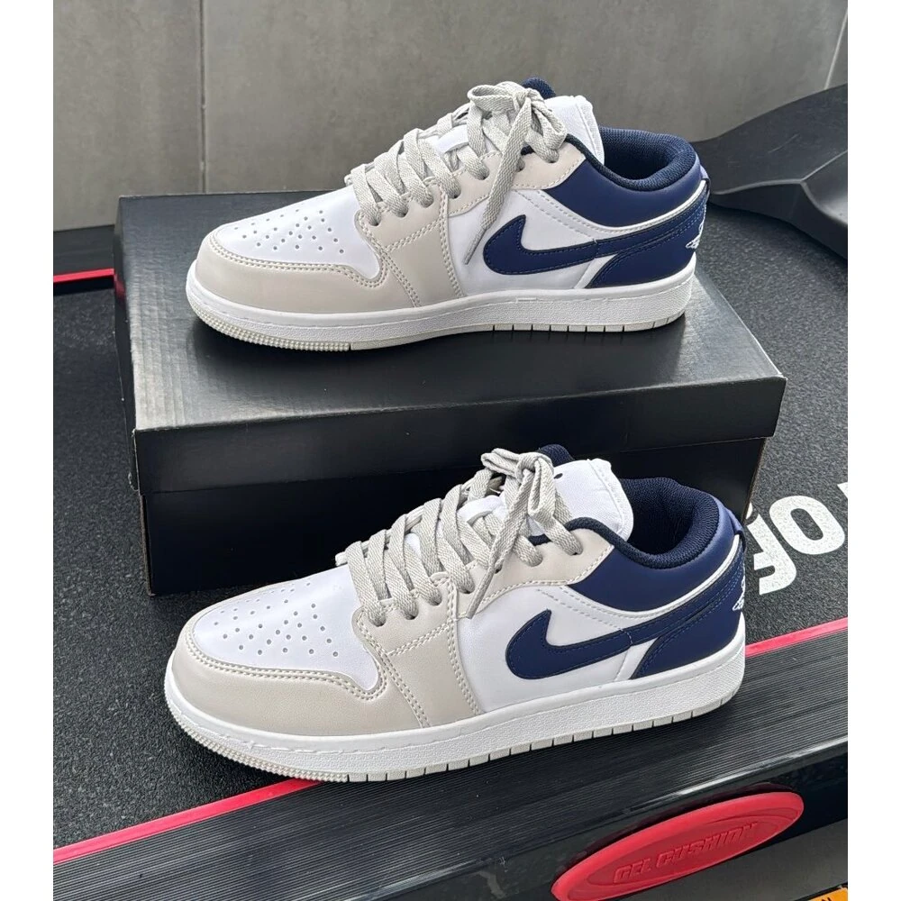 Nike Air Jordan 1 Low - Mavi Gri