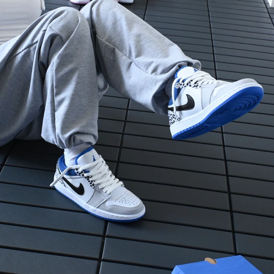 Nike Air Jordan 1 Low - Gri Mavi