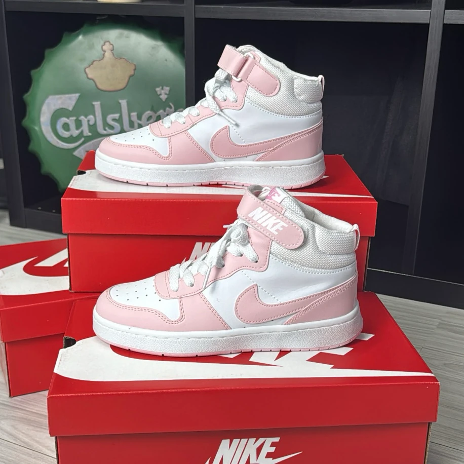Nike Court Borough CRT PMB BOT - Beyaz Pembe
