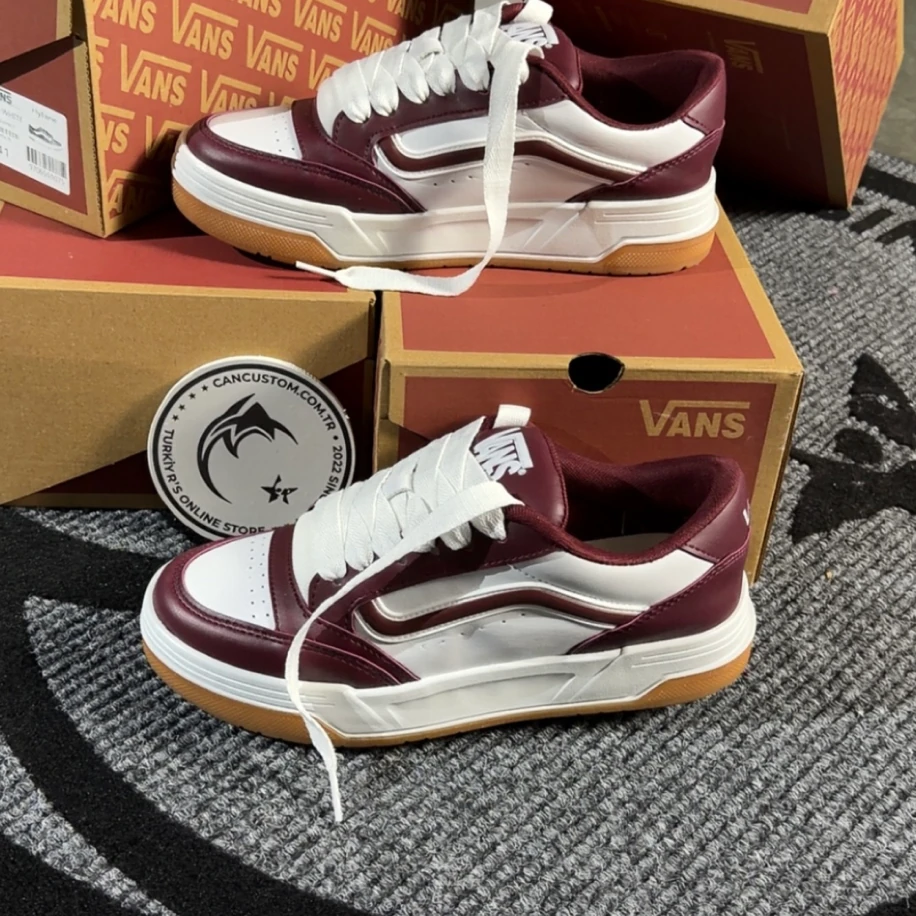Vans Hylane - Bordo Beyaz