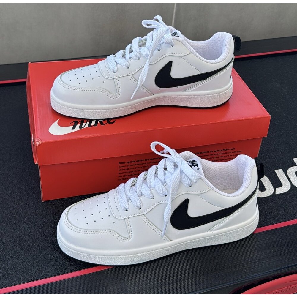 Nike Court Borough - Beyaz Siyah