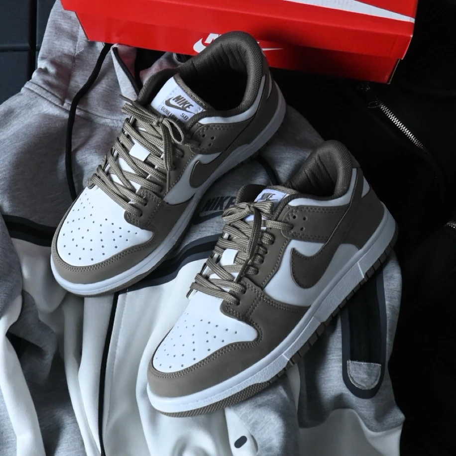 Nike Dunk SB - Beyaz Kahve görsel 4