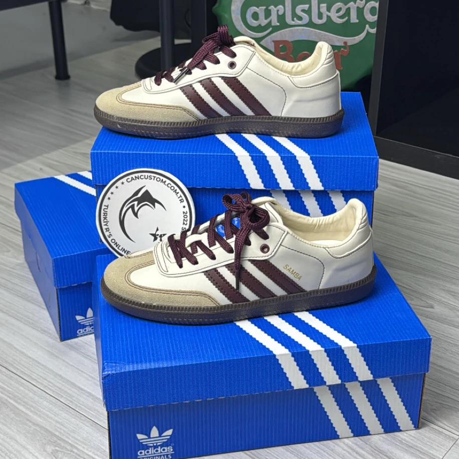 Adidas Samba - Krem Bordo