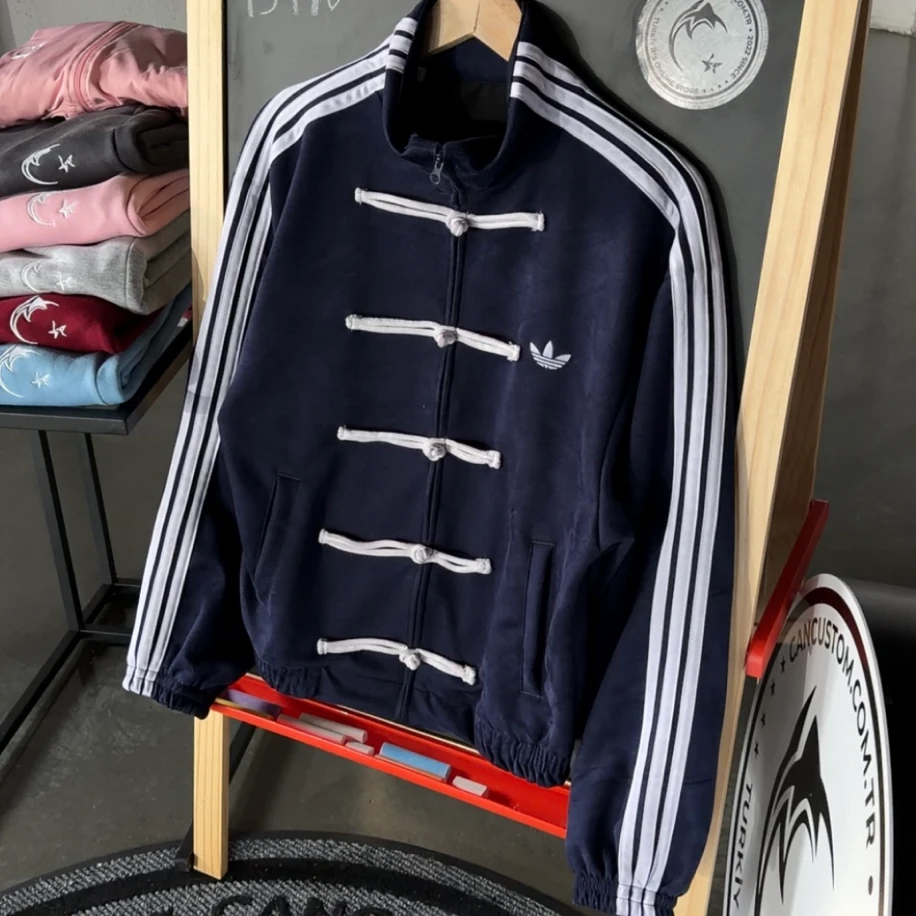 Adidas Chinese Klasik Ceket - Lacivert
