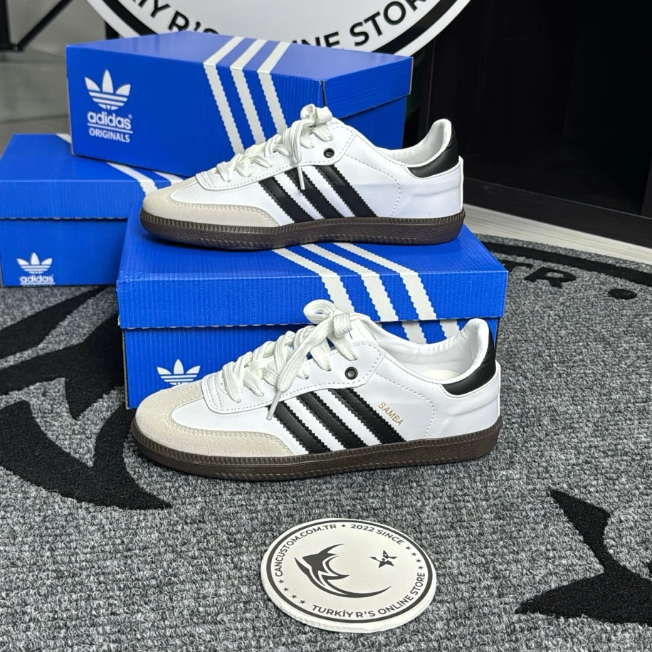Adidas Samba - Beyaz Siyah görsel 2