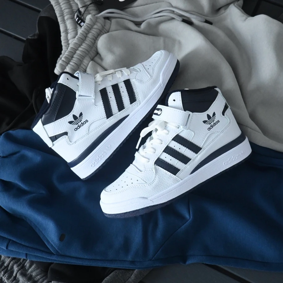 Adidas Forum Low Mid - Beyaz Lacivert