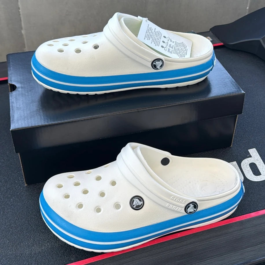 Crocs Terlik - Beyaz Mavi