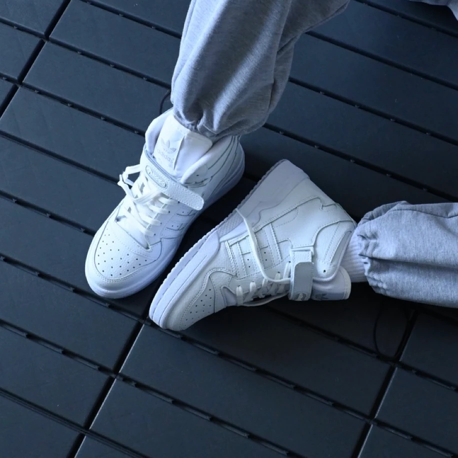 Adidas Forum Low Mid - Beyaz görsel 3