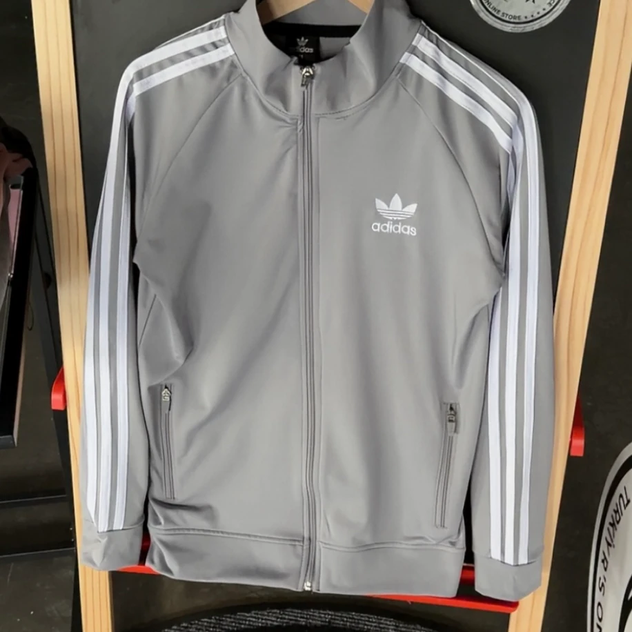 Adidas Regular Ceket - Gri
