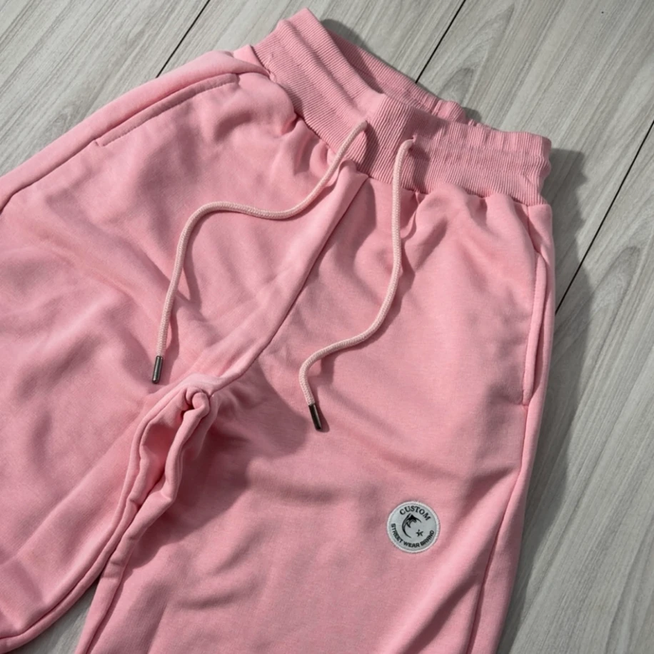 Premium Ayarlanabilir Paça Oversize Eşofman - Pembe görsel 4