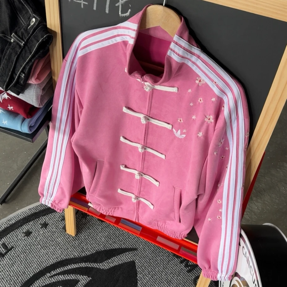 Adidas Sakura Chinese Ceket - Pembe
