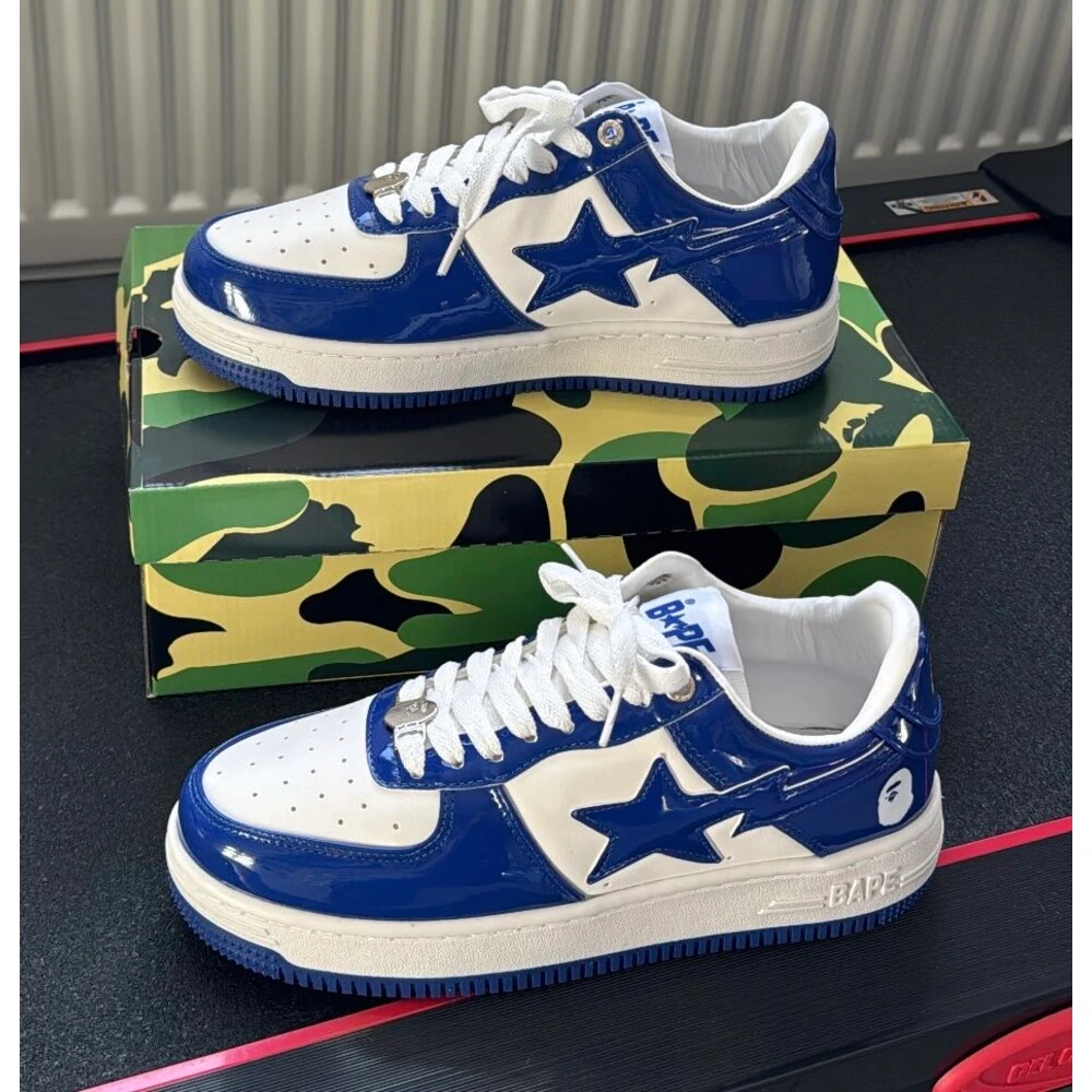 Bape Sta Low Blacak - Mavi