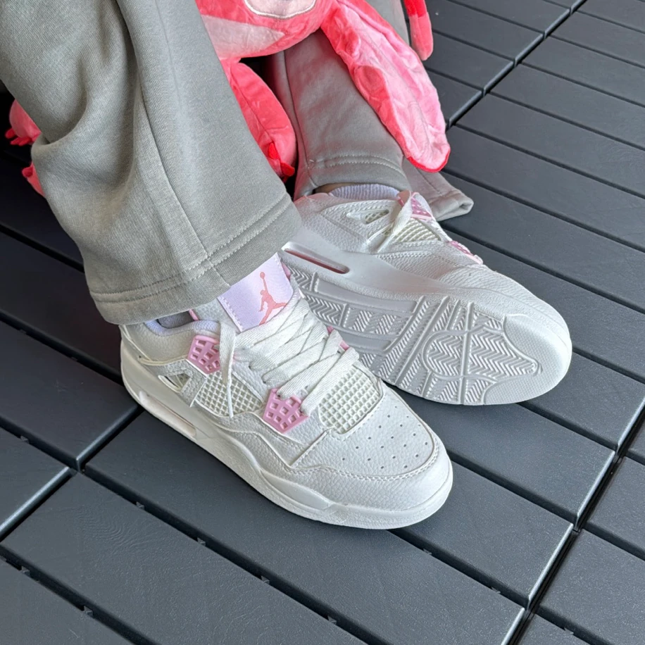 Nike Air Jordan 4 Retro - Beyaz Pembe görsel 2