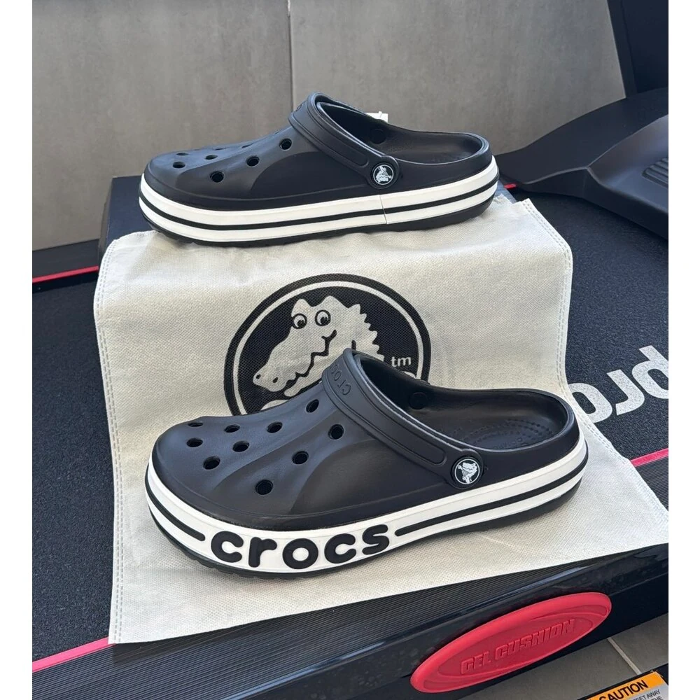 Crocs Terlik - Siyah Beyaz