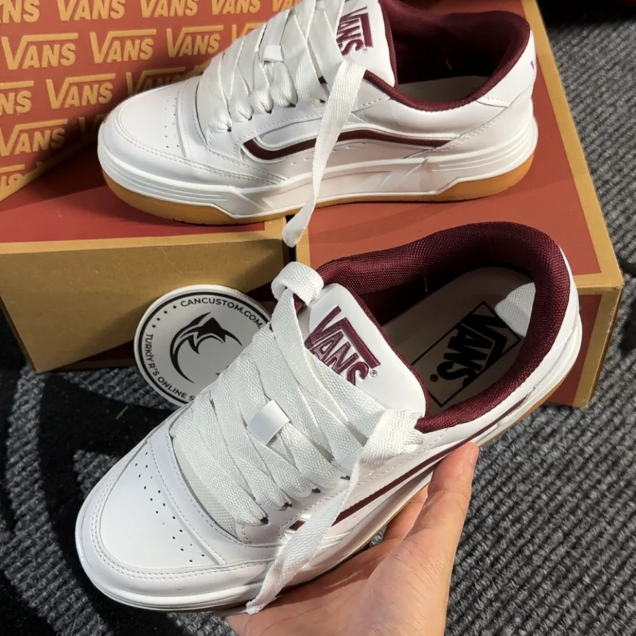 Vans Hylane - Beyaz Bordo görsel 3