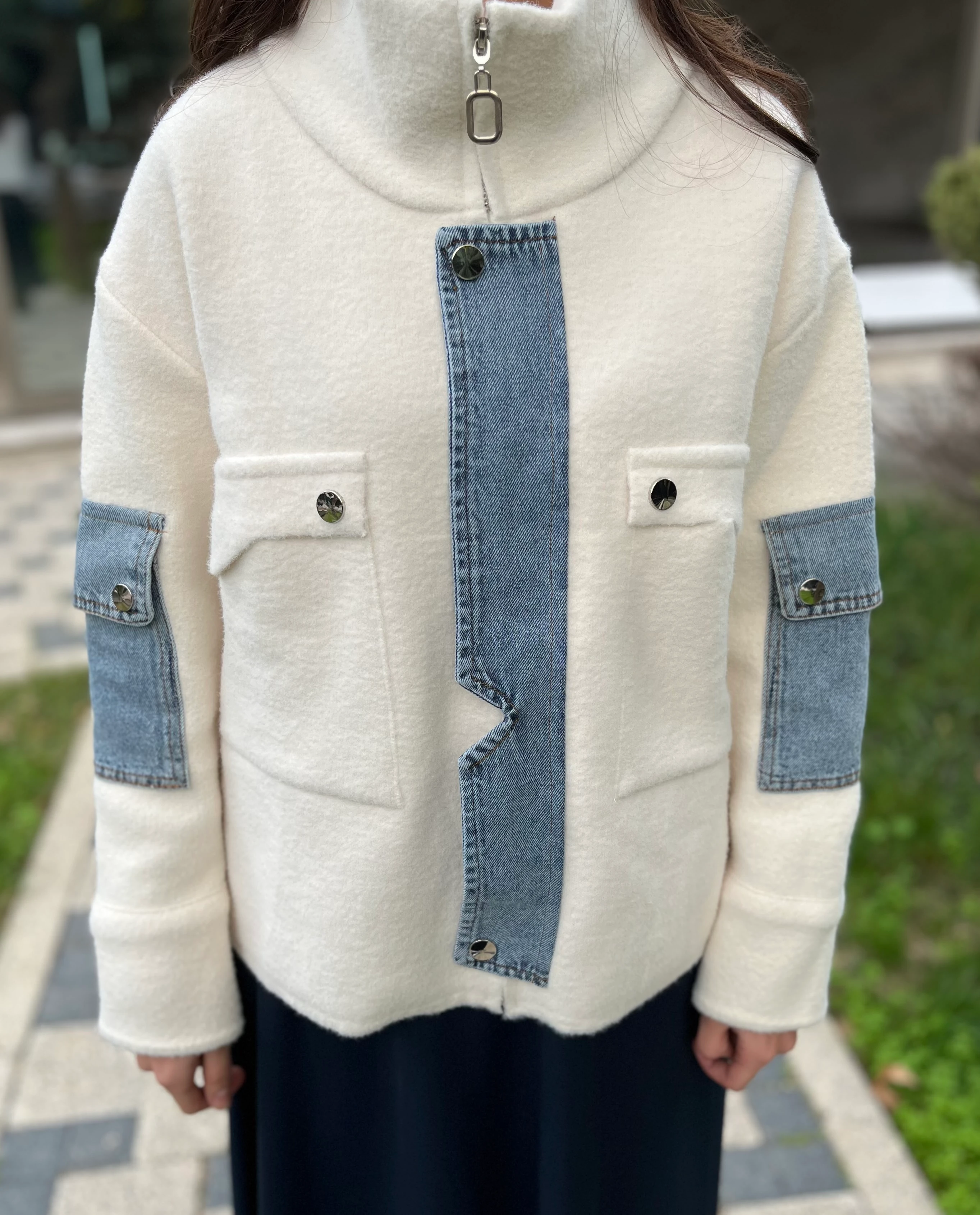 Kot Detaylı Angora Mont 10003 STANDART BEDEN