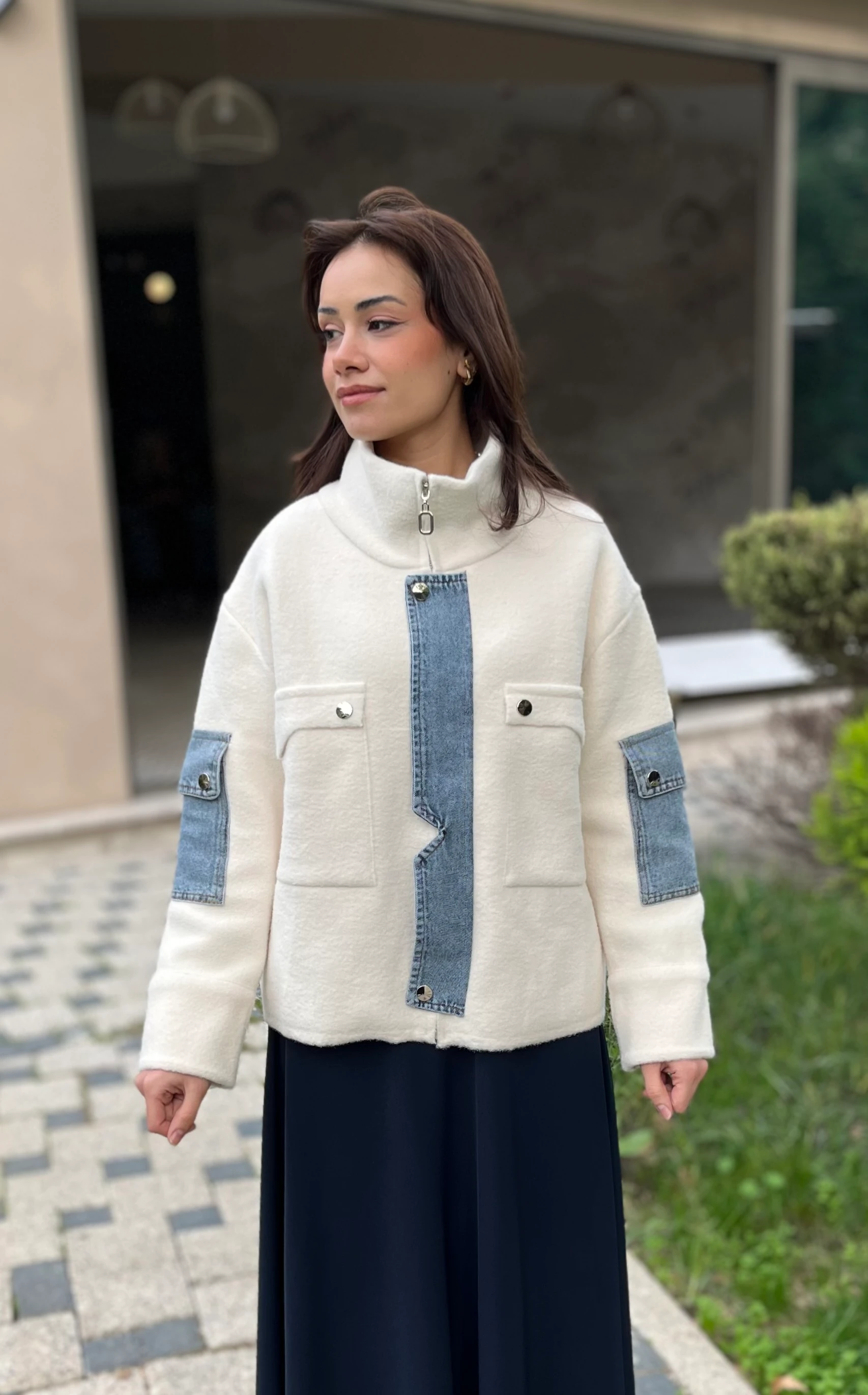 Kot Detaylı Angora Mont 10003 STANDART BEDEN
