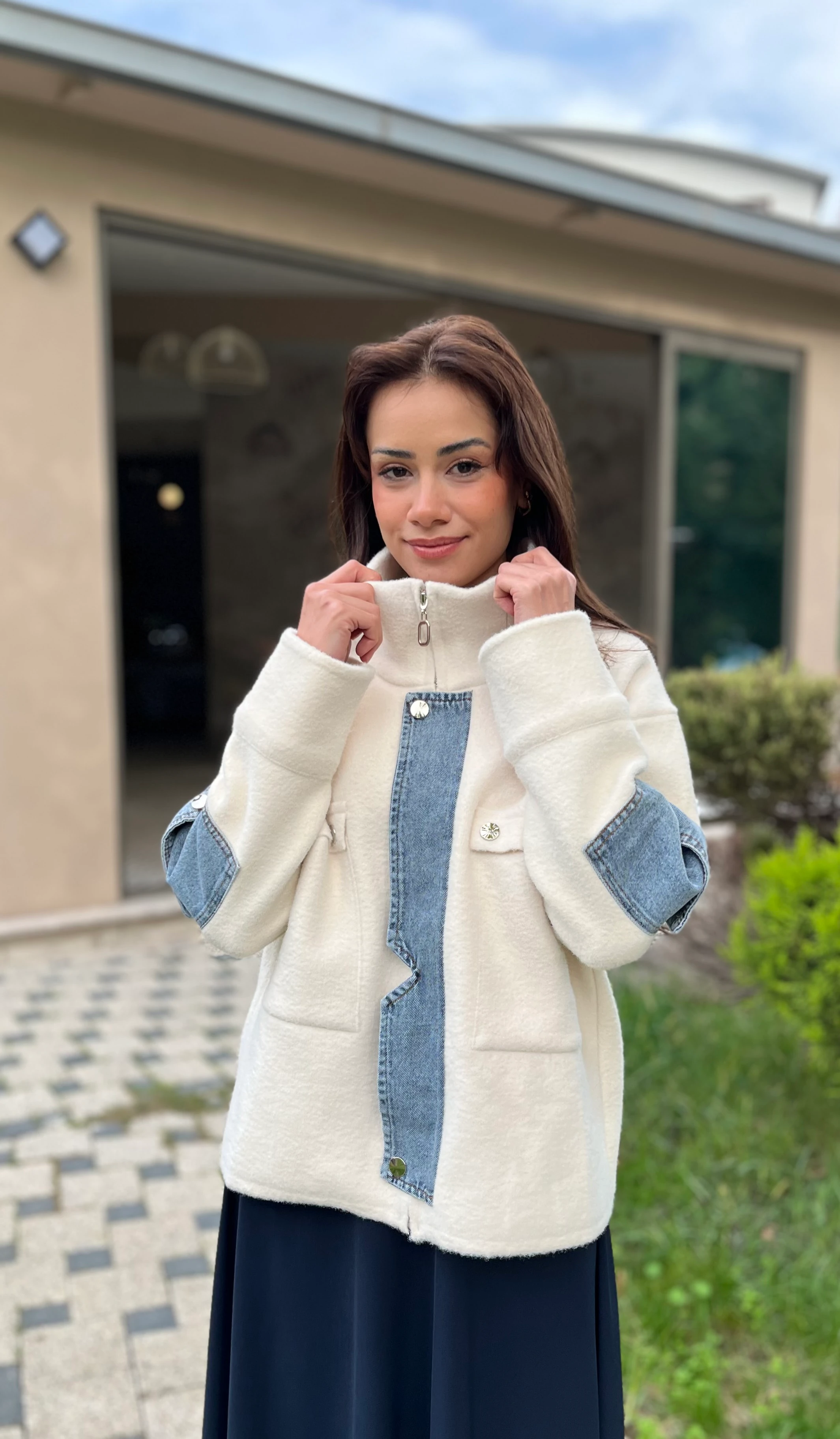 Kot Detaylı Angora Mont 10003 STANDART BEDEN