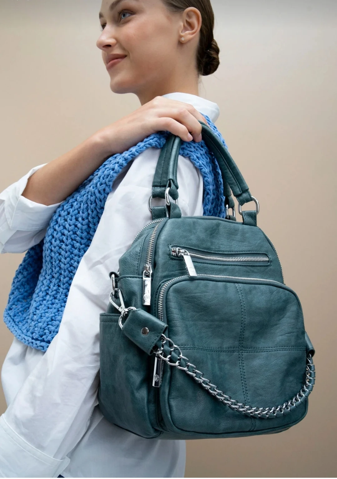 Matthet Cox  El, Omuz ve Sırt Çantası BYN1022 LACİVERT