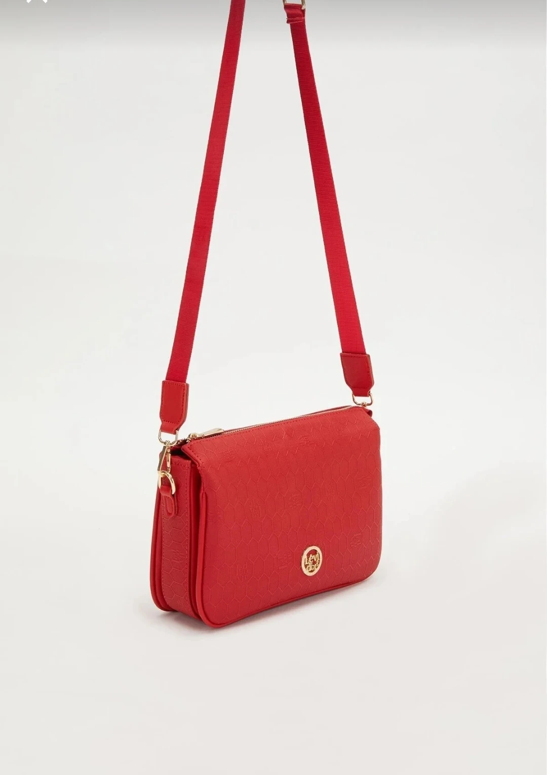 Kadın Levidor Omuz Çantası Kırmızı