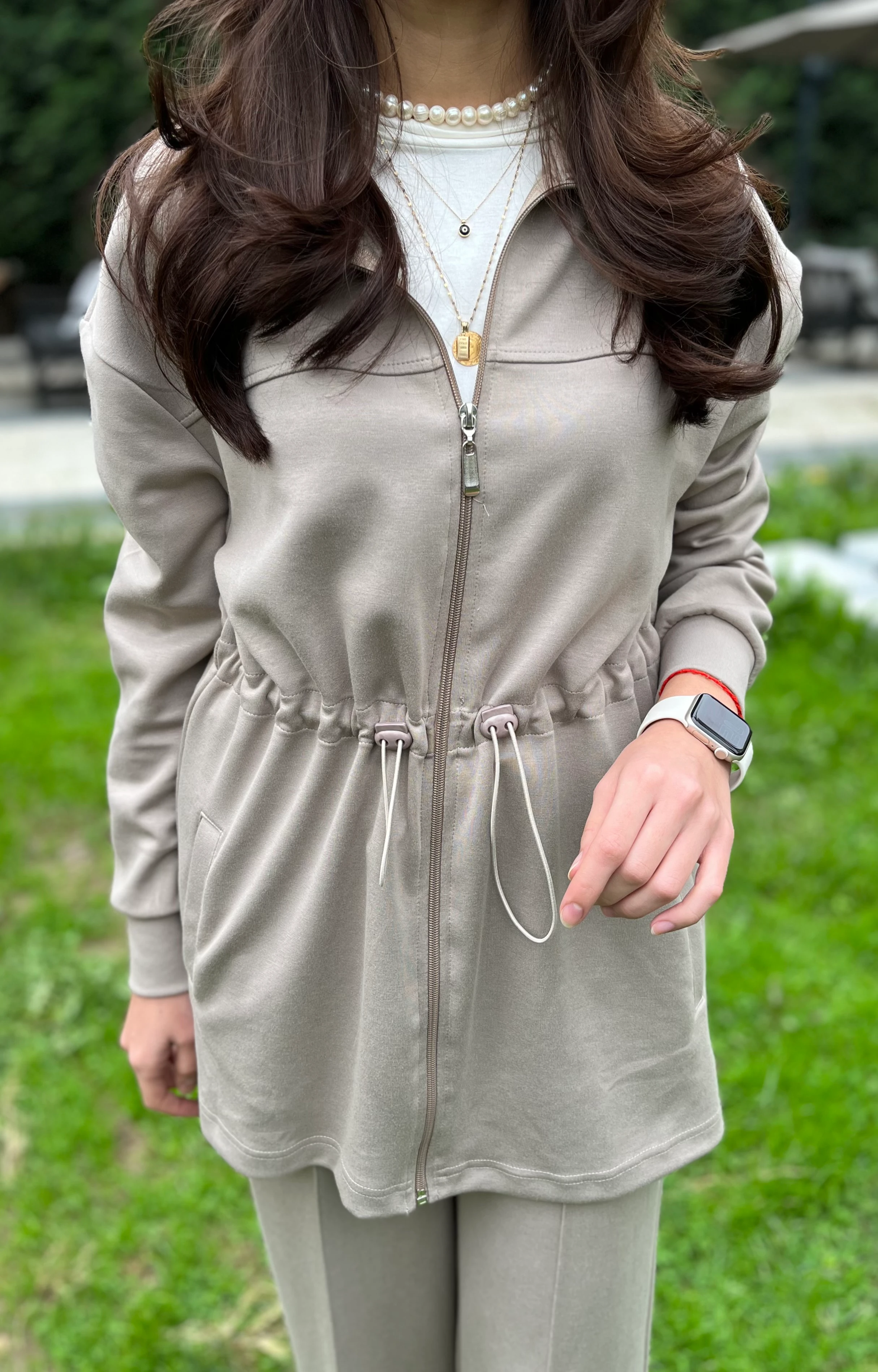 Fermuarlı Palazzo Eşofman Takımı IPKYL0001