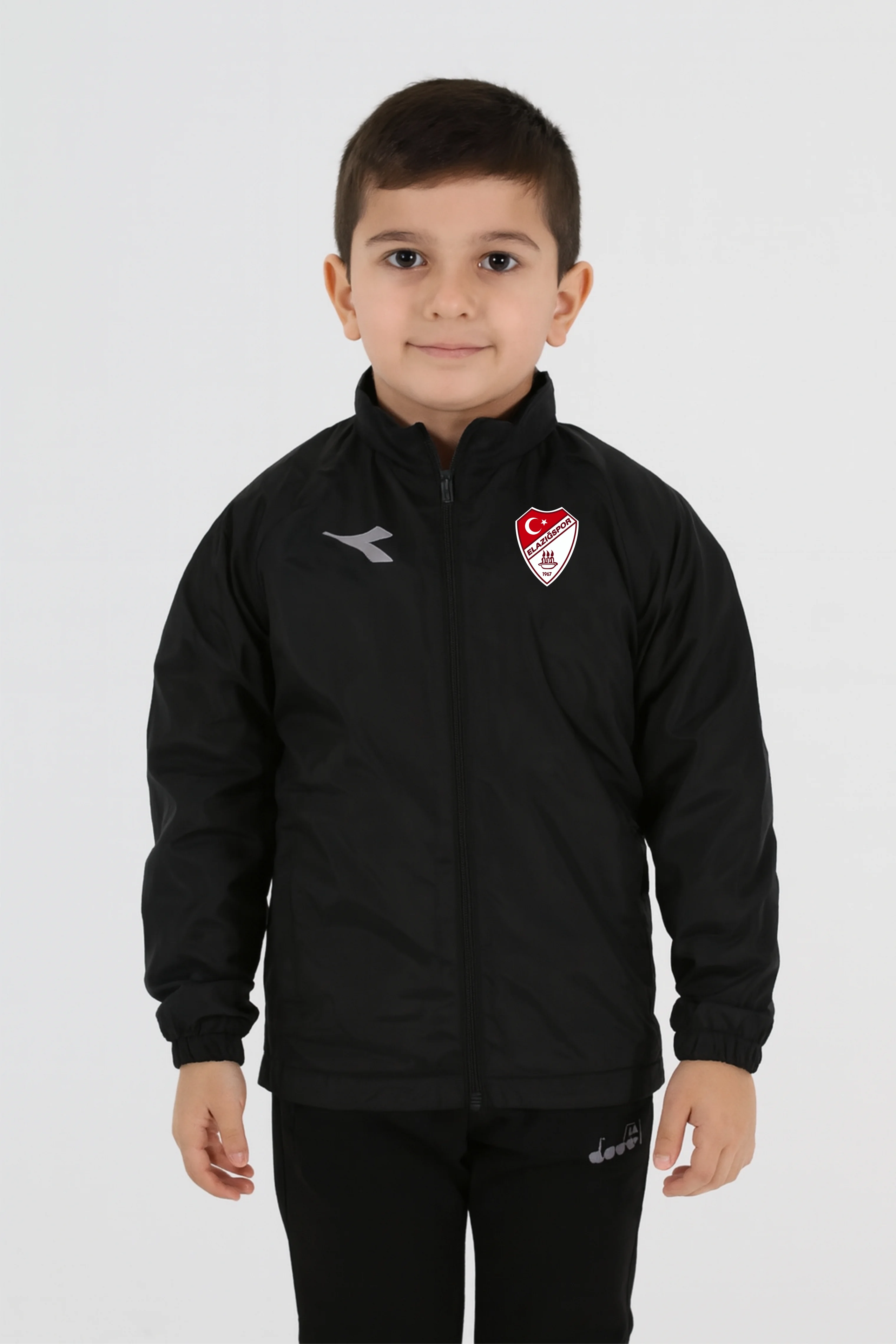 Çocuk Siyah Yağmurluk