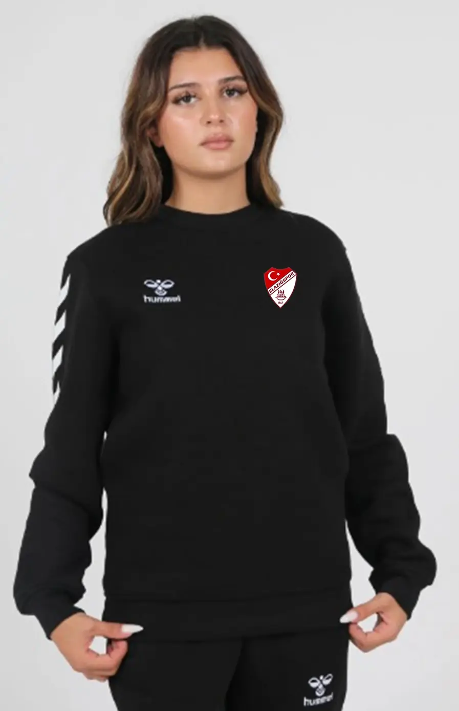 Hummel Kadın Armin Pamuklu Siyah Sweat