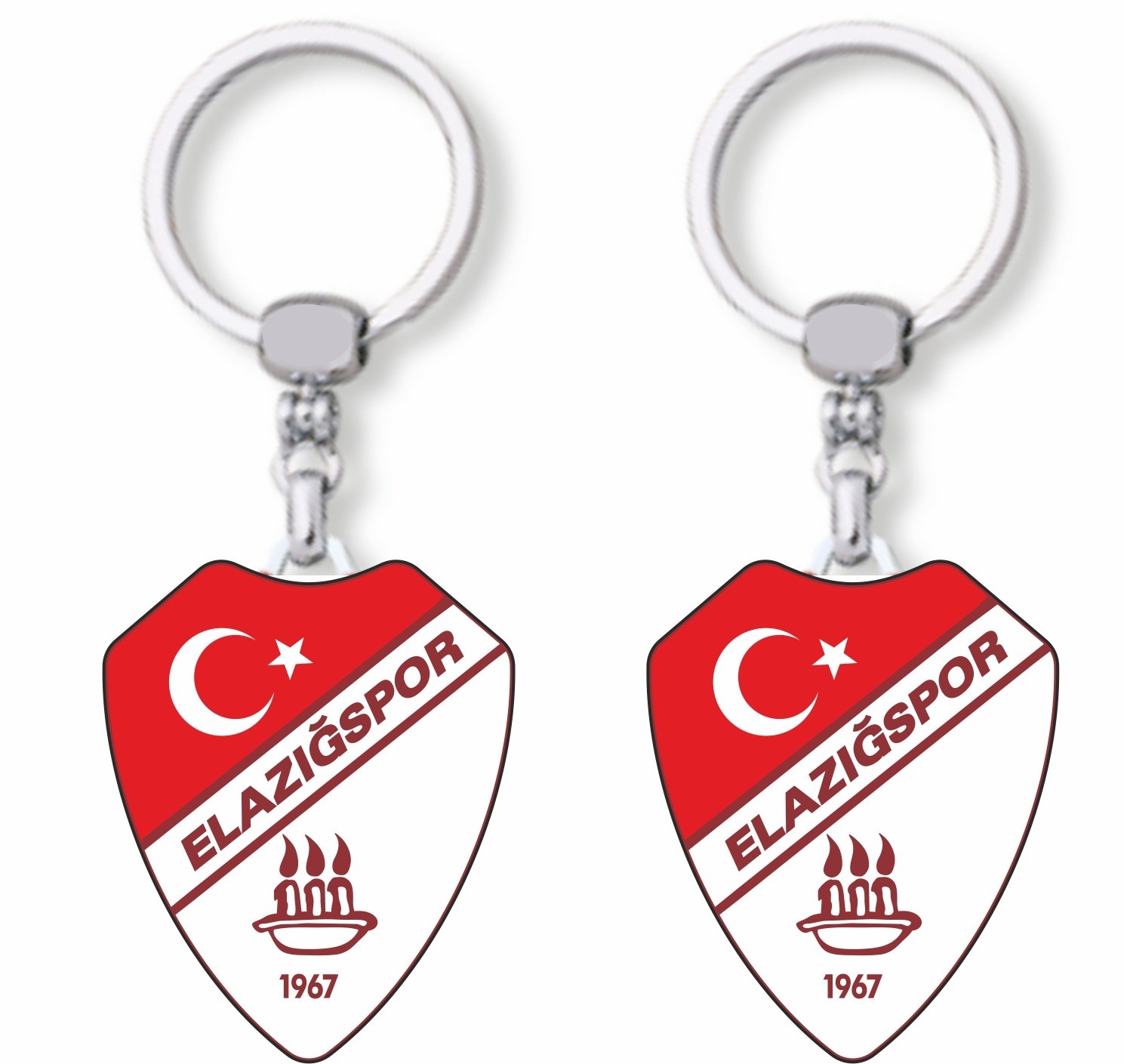 Elazığspor Logo Metal Anahtarlık