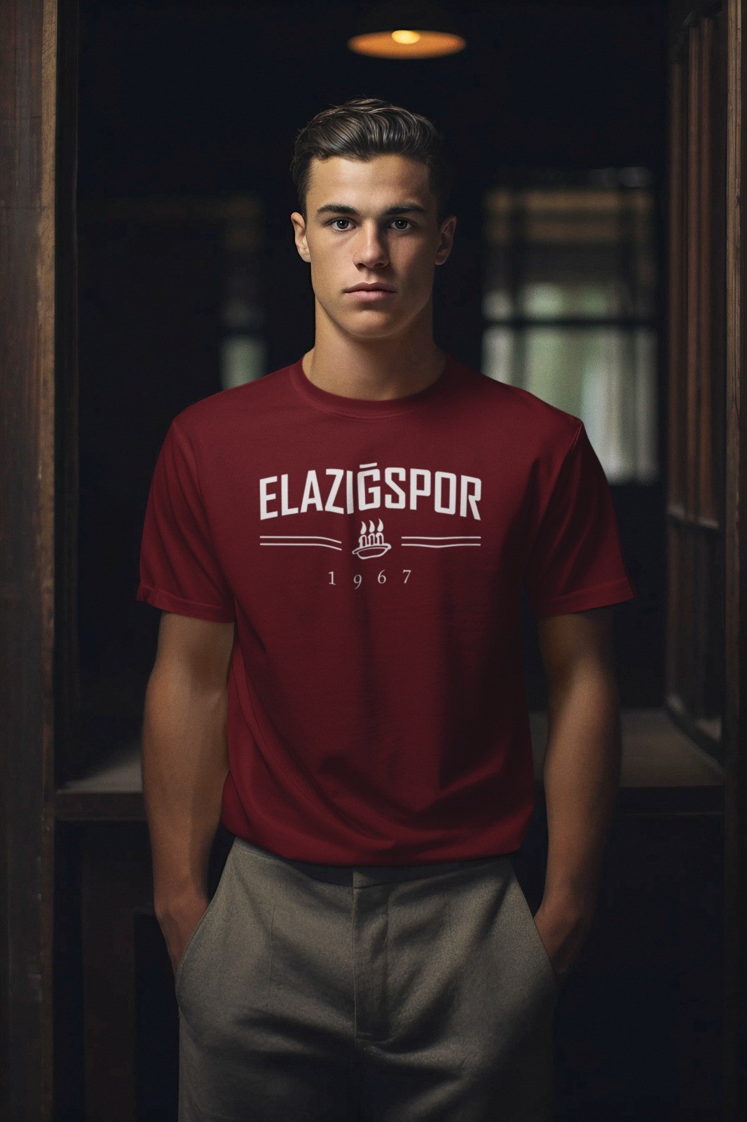 Elazığspor Erkek Bordo Tişört