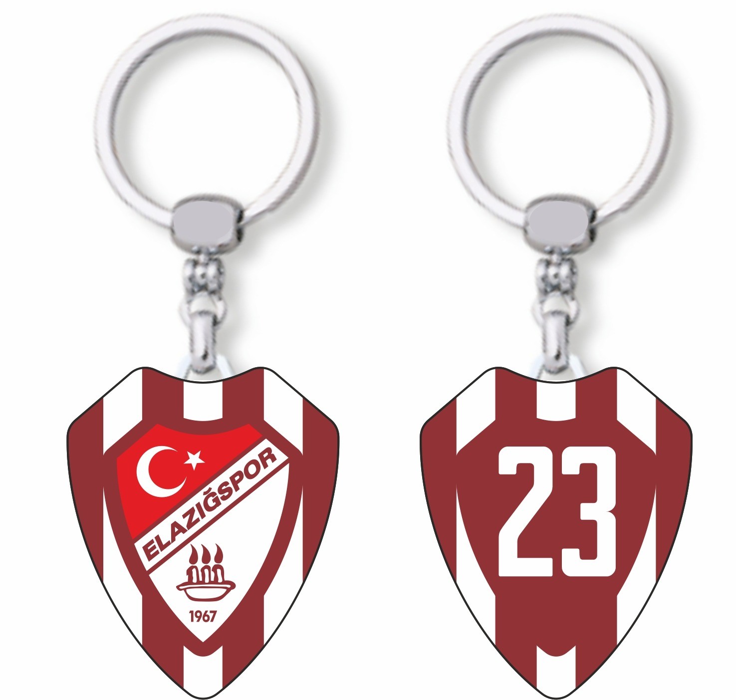 Elazığspor 23 Logolu Metal Anahtarlık