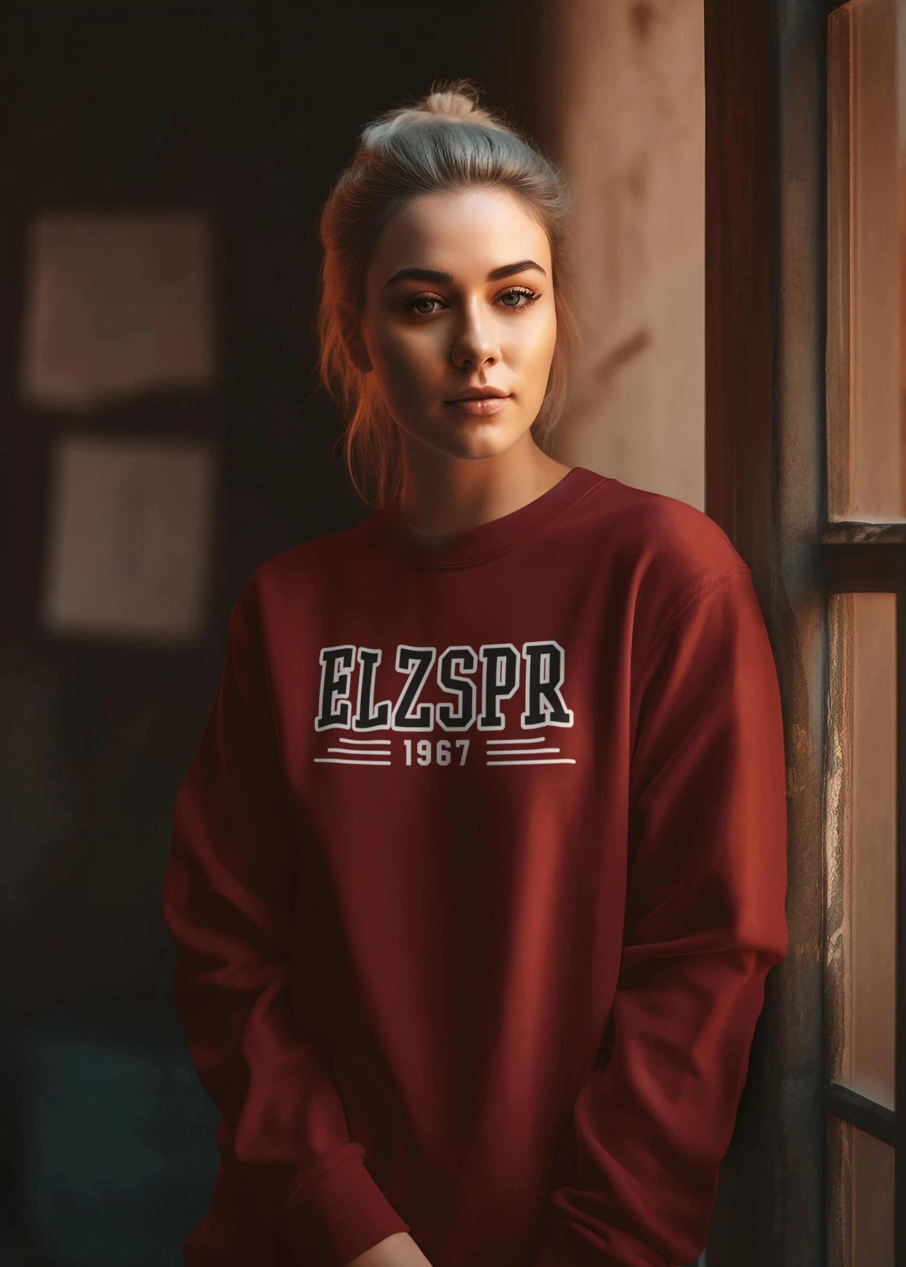 Elazığspor Kadın Elzspr Bordo Kazak Sweat
