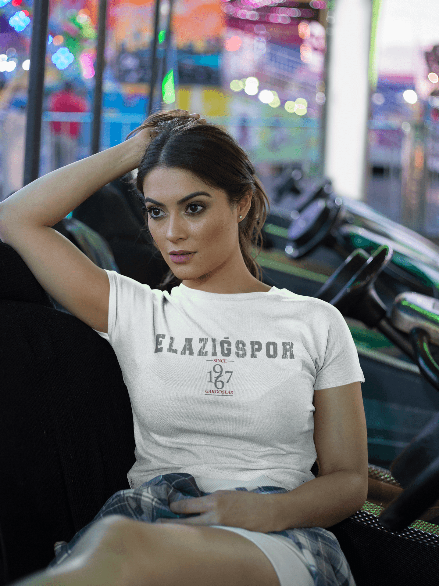 Elazığspor Kadın Since 1967 Beyaz Tişört