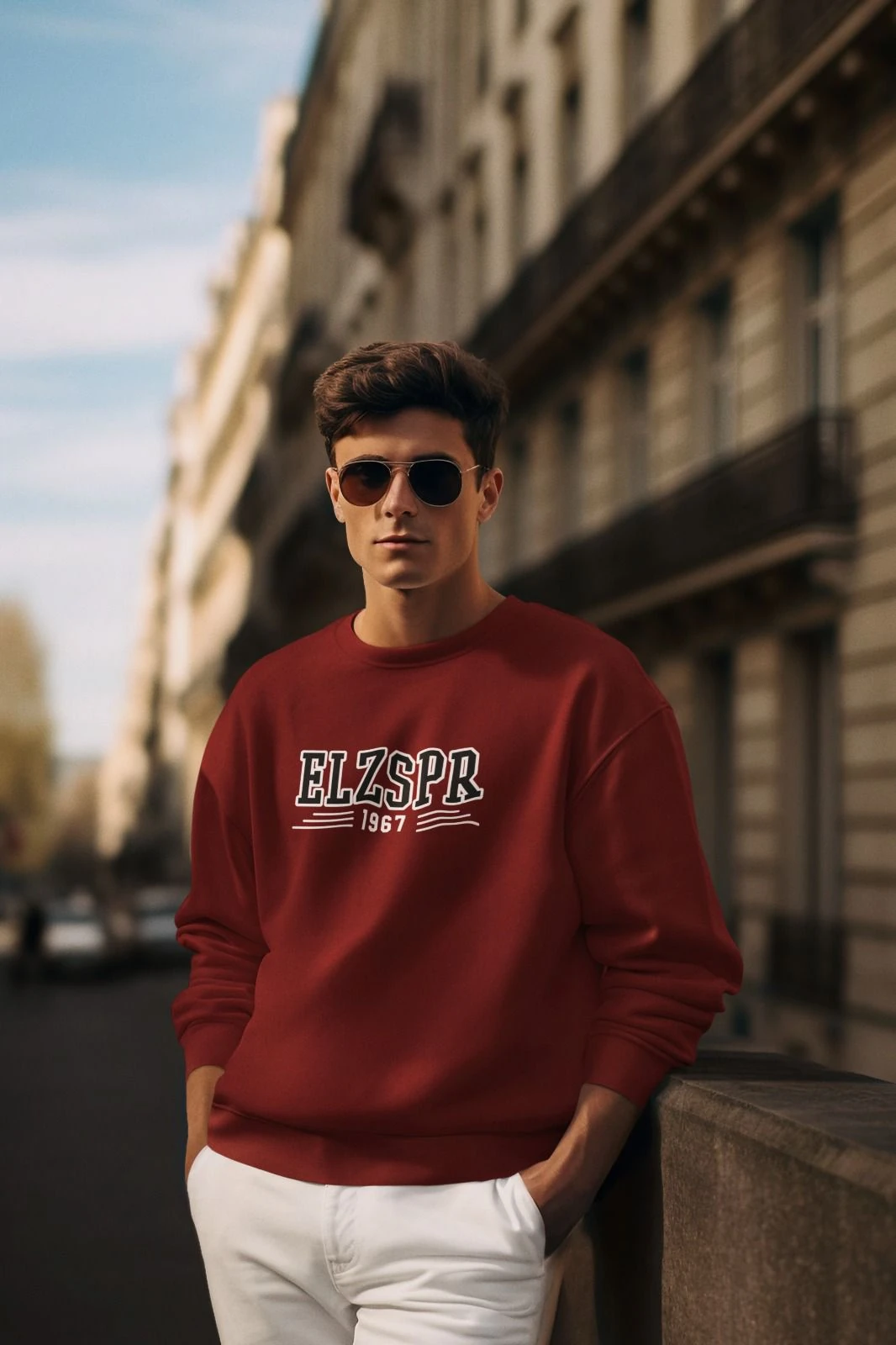 Elazığspor Erkek Elzspr Bordo Kazak Sweat