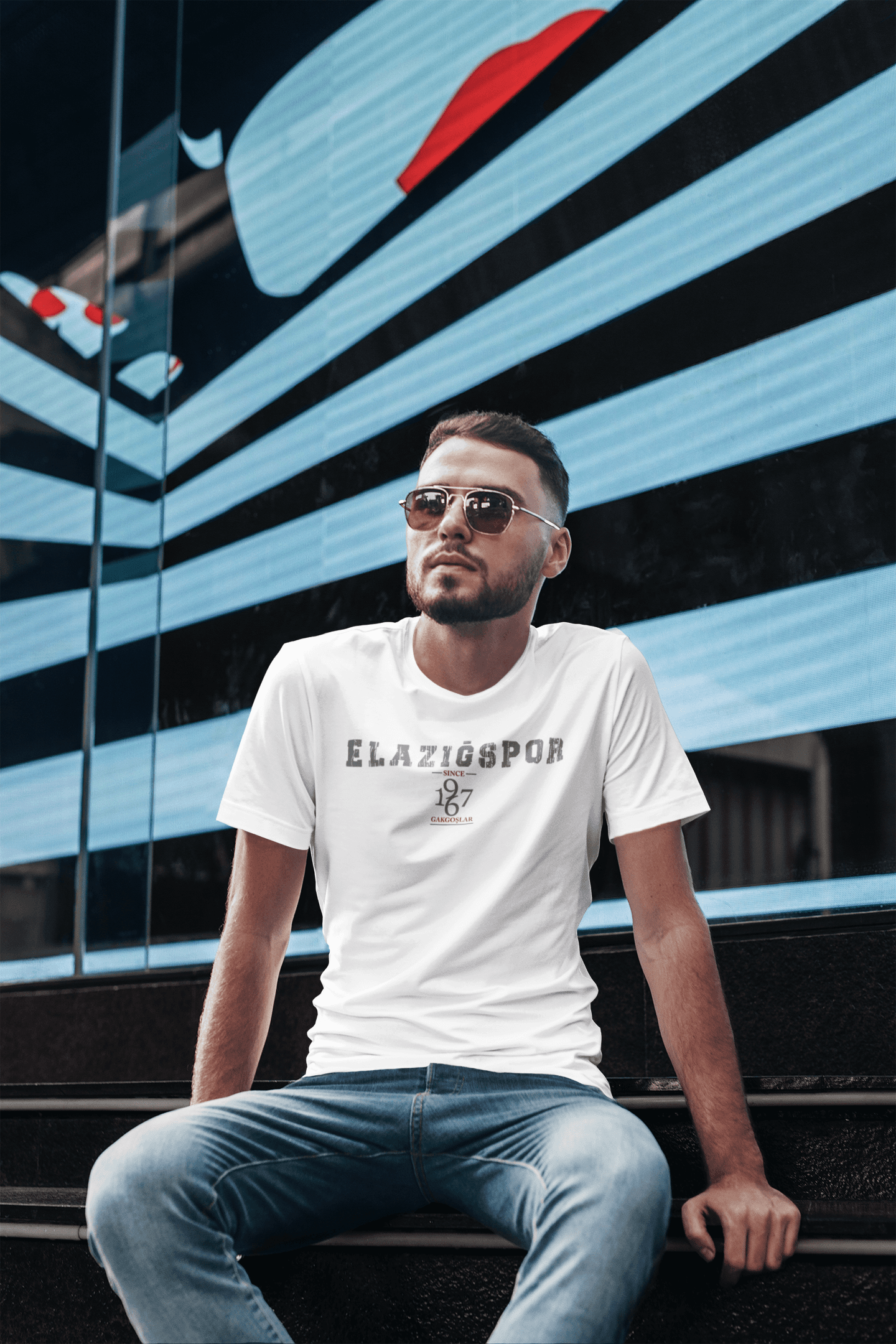 Elazığspor Erkek Since 1967 Beyaz Tişört